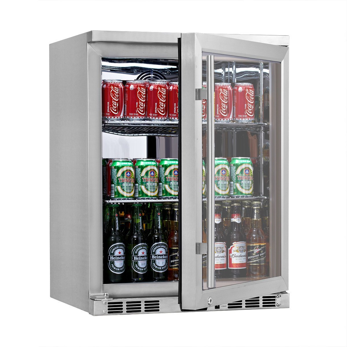 WineCools- KBU55M 24 Inch Under Counter Beer Cooler Drinks Stainless Steel