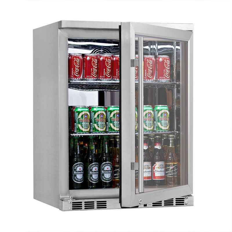 WineCools- KBU55M 24 Inch Under Counter Beer Cooler Drinks Stainless Steel
