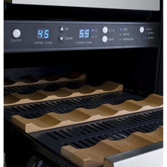 Allavino FlexCount II Tru-Vino 30 Bottle Dual Zone Stainless Steel Left Hinge Wine Fridge VSWR30-2SL20