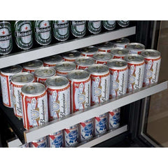 Allavino  FlexCount II Tru-Vino 24" Wide Stainless Steel Left Hinge Beverage Fridge VSBC24-SL20