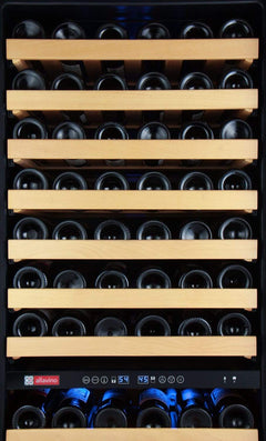 Allavino  FlexCount Classic II Tru-Vino 172 Bottle Dual Zone Stainless Steel Right Hinge Wine Refrigerator YHWR172-2SR20