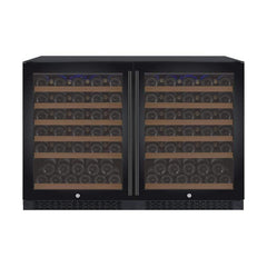 Allavino FlexCount II Tru-Vino 112 Bottle Dual Zone Black Wine Fridge 2X-VSWR56-1B20