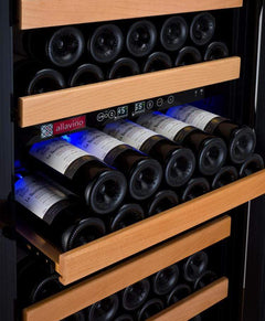 Allavino  Vite II Tru-Vino 99 Bottle Dual Zone Stainless Steel Right Hinge Wine Fridge YHWR99-2SR20
