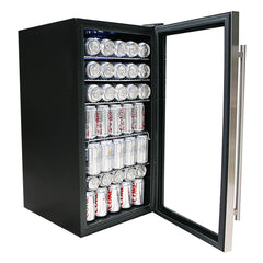 Whynter Beverage Refrigerator - Stainless Steel with internal fan BR-130SB