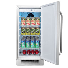 Whynter Stainless Steel 3.0 cu. ft. Indoor/Outdoor Beverage Fridge BOR-326FS